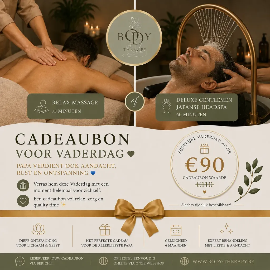 Cadeaubon Actie voor VADERDAG 90€